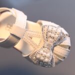 Girls SparkleBow Crystal Sandals - Image 7