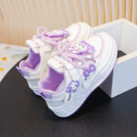 Cute Bunny Kids Sneakers – Purple Edition | Stylish Kids Shoes - Image 5