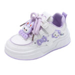 Cute Bunny Kids Sneakers – Purple Edition | Stylish Kids Shoes - Image 4